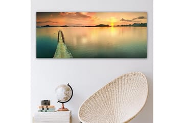 Canvastavla YTY Nautical & Beach Flerfärgad - 120x50 cm - Inredning - Tavlor & posters - Canvastavla