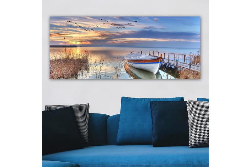 Canvastavla YTY Nautical & Beach Flerfärgad - 120x50 cm - Inredning - Tavlor & posters - Canvastavla