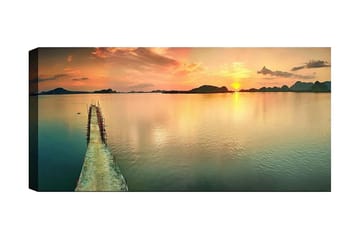 Canvastavla YTY Nautical & Beach Flerfärgad - 120x50 cm - Inredning - Tavlor & posters - Canvastavla