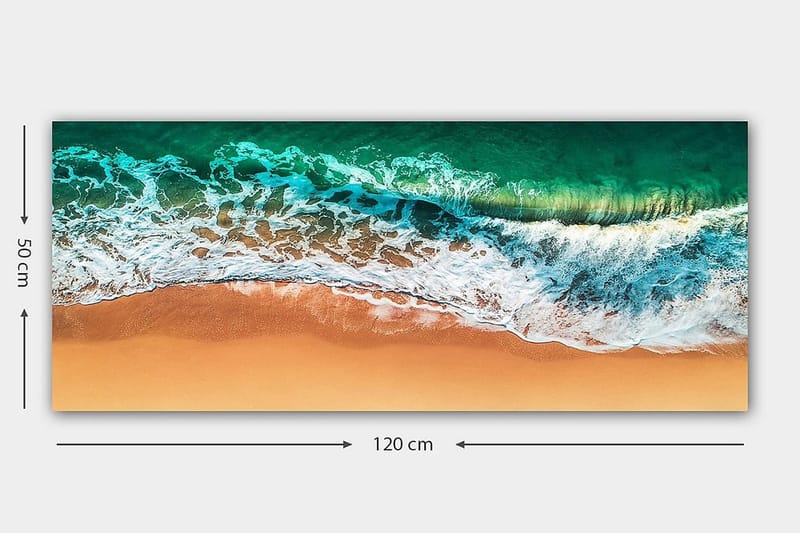 Canvastavla YTY Nautical & Beach Flerfärgad - 120x50 cm - Inredning - Tavlor & posters - Canvastavla