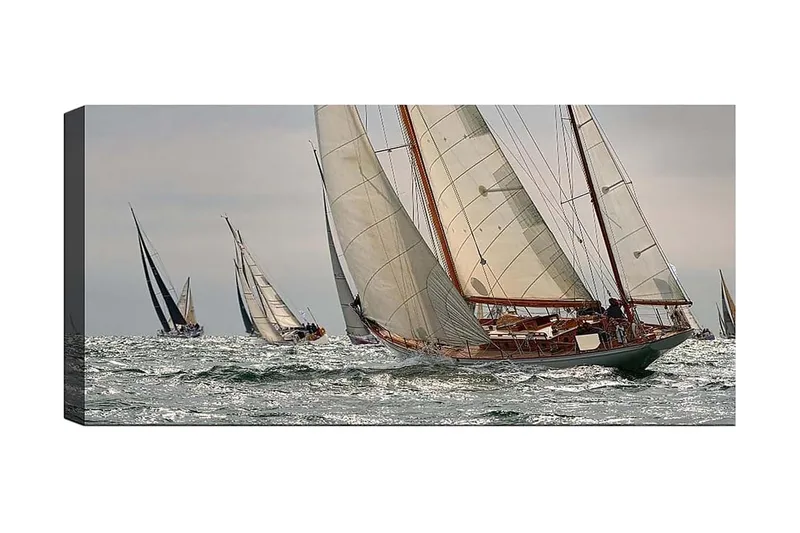 Canvastavla YTY Nautical & Beach Flerfärgad, 120x50 cm