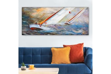Canvastavla YTY Nautical & Beach Flerfärgad - 120x50 cm - Inredning - Tavlor & posters - Canvastavla