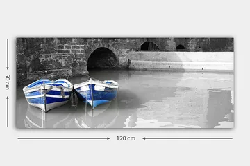 Canvastavla YTY Nautical & Beach Flerfärgad - 120x50 cm - Inredning - Tavlor & posters - Canvastavla