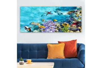 Canvastavla YTY Nautical & Beach Flerfärgad - 120x50 cm - Inredning - Tavlor & posters - Canvastavla