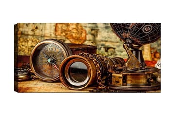 Canvastavla YTY Nautical & Beach Flerfärgad - 120x50 cm - Inredning - Tavlor & posters - Canvastavla