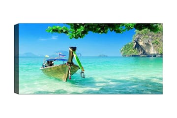 Canvastavla YTY Nautical & Beach Flerfärgad - 120x50 cm - Inredning - Tavlor & posters - Canvastavla