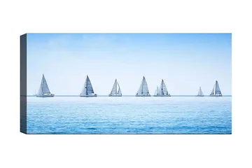 Canvastavla YTY Nautical & Beach Flerfärgad - 120x50 cm - Inredning - Tavlor & posters - Canvastavla