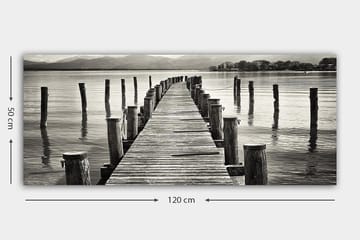 Canvastavla YTY Nautical & Beach Flerfärgad - 120x50 cm - Inredning - Tavlor & posters - Canvastavla