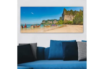 Canvastavla YTY Nautical & Beach Flerfärgad - 120x50 cm - Inredning - Tavlor & posters - Canvastavla