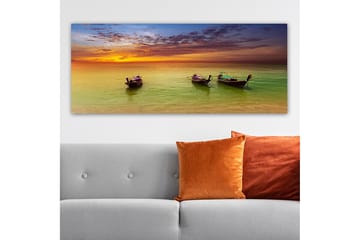 Canvastavla YTY Nautical & Beach Flerfärgad - 120x50 cm - Inredning - Tavlor & posters - Canvastavla