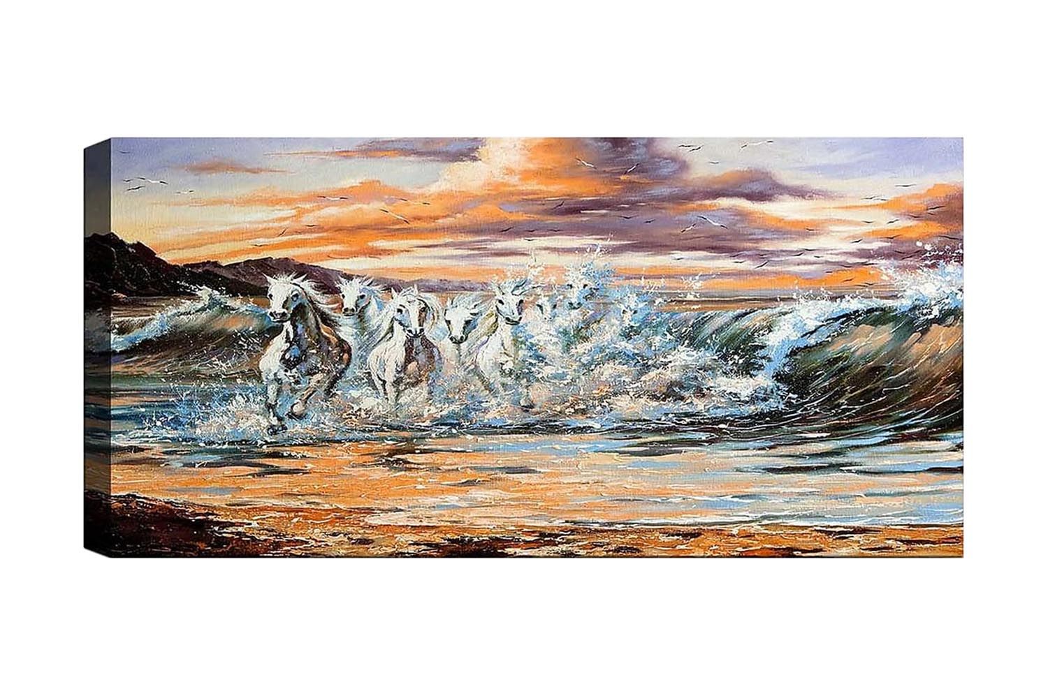 Canvastavla YTY Nautical & Beach Flerfärgad - 120x50 cm