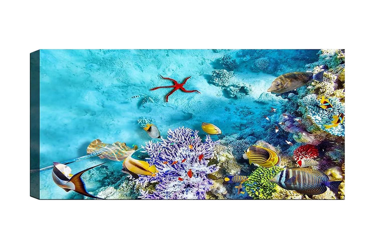 Canvastavla YTY Nautical & Beach Flerfärgad - 120x50 cm