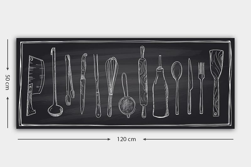 Canvastavla YTY Object Flerfärgad - 120x50 cm - Inredning - Tavlor & posters - Canvastavla