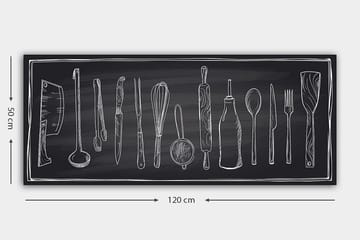 Canvastavla YTY Object Flerfärgad - 120x50 cm - Inredning - Tavlor & posters - Canvastavla