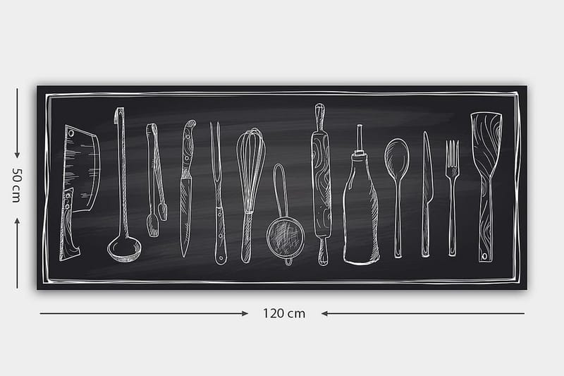 Canvastavla YTY Object Flerfärgad - 120x50 cm - Inredning - Tavlor & posters - Canvastavla