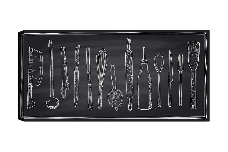 Canvastavla YTY Object Flerfärgad - 120x50 cm - Inredning - Tavlor & posters - Canvastavla