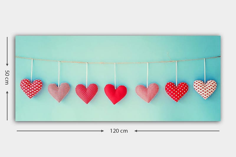 Canvastavla YTY Object Flerfärgad - 120x50 cm - Inredning - Tavlor & posters - Canvastavla