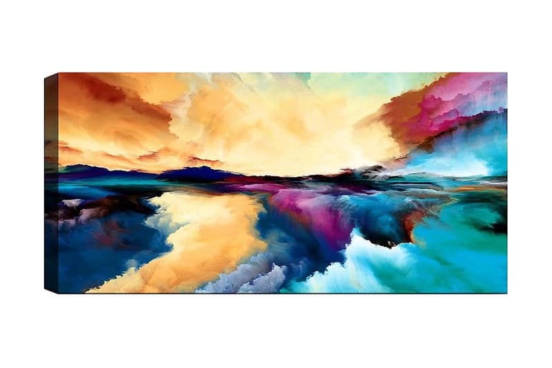 Canvastavla YTY Outer Space Flerfärgad - 120x50 cm - Inredning - Tavlor & posters - Canvastavla