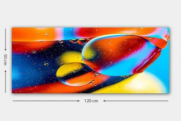 Canvastavla YTY Outer Space Flerfärgad - 120x50 cm - Inredning - Tavlor & posters - Canvastavla