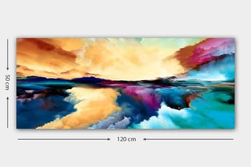 Canvastavla YTY Outer Space Flerfärgad - 120x50 cm - Inredning - Tavlor & posters - Canvastavla