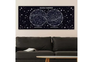 Canvastavla YTY Outer Space Flerfärgad - 120x50 cm - Inredning - Tavlor & posters - Canvastavla