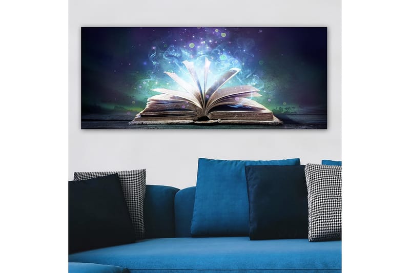 Canvastavla YTY Reading and Literature Flerfärgad - 120x50 cm - Inredning - Tavlor & posters - Canvastavla