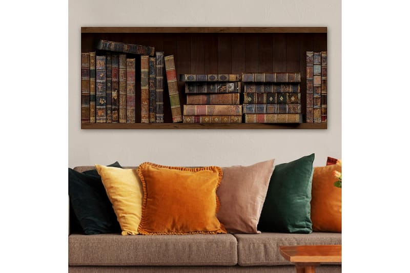 Canvastavla YTY Reading and Literature Flerfärgad - 120x50 cm - Inredning - Tavlor & posters - Canvastavla