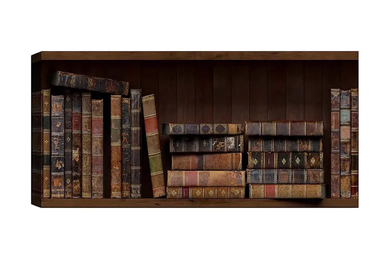 Canvastavla YTY Reading and Literature Flerfärgad, 120x50 cm