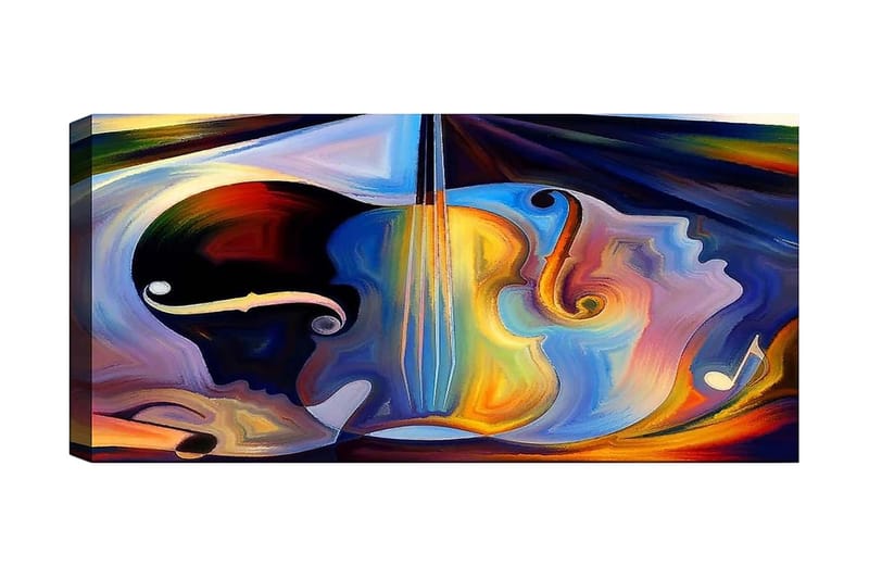 Canvastavla YTY Spiritual Flerfärgad - 120x50 cm - Inredning - Tavlor & posters - Canvastavla