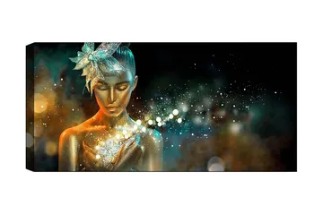 Canvastavla YTY Spiritual Flerfärgad - 120x50 cm - Inredning - Tavlor & posters - Canvastavla