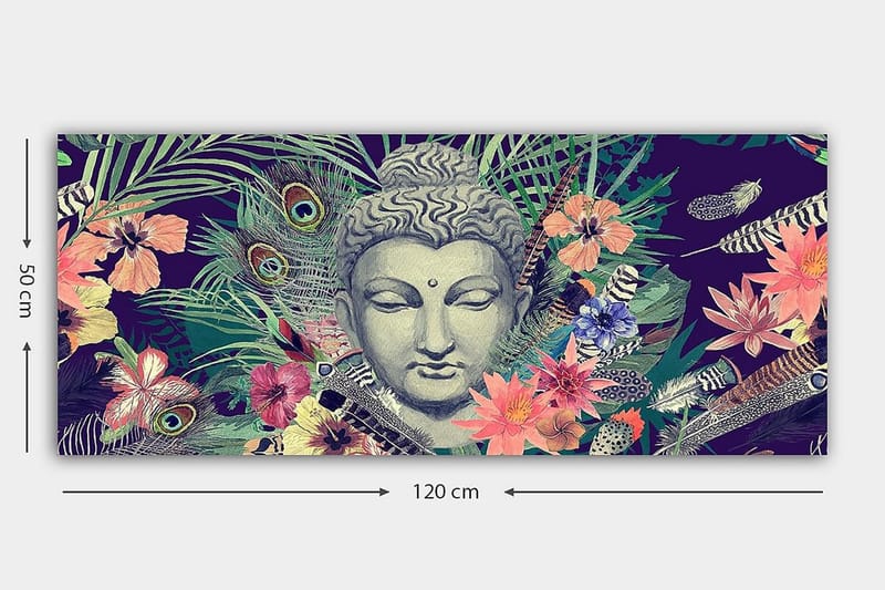 Canvastavla YTY Spiritual Flerfärgad - 120x50 cm - Inredning - Tavlor & posters - Canvastavla