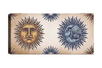 Canvastavla YTY Spiritual Flerfärgad - 120x50 cm - Inredning - Tavlor & posters - Canvastavla