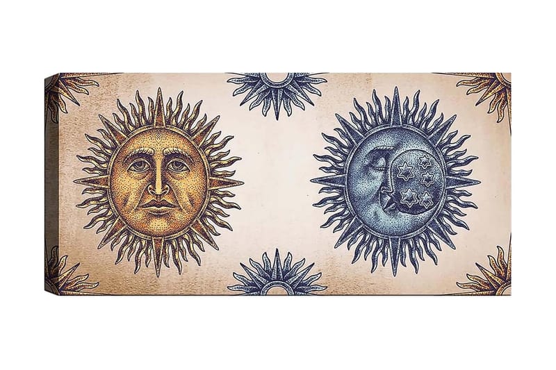 Canvastavla YTY Spiritual Flerfärgad - 120x50 cm - Inredning - Tavlor & posters - Canvastavla