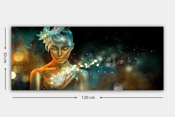 Canvastavla YTY Spiritual Flerfärgad - 120x50 cm - Inredning - Tavlor & posters - Canvastavla