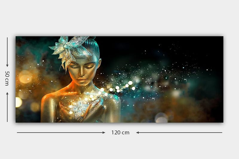 Canvastavla YTY Spiritual Flerfärgad - 120x50 cm - Inredning - Tavlor & posters - Canvastavla