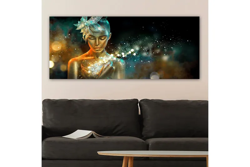 Canvastavla YTY Spiritual Flerfärgad - 120x50 cm - Inredning - Tavlor & posters - Canvastavla