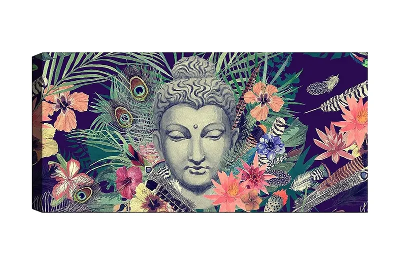 Canvastavla YTY Spiritual Flerfärgad - 120x50 cm - Inredning - Tavlor & posters - Canvastavla