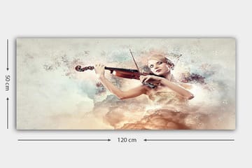 Canvastavla YTY Spiritual Flerfärgad - 120x50 cm - Inredning - Tavlor & posters - Canvastavla