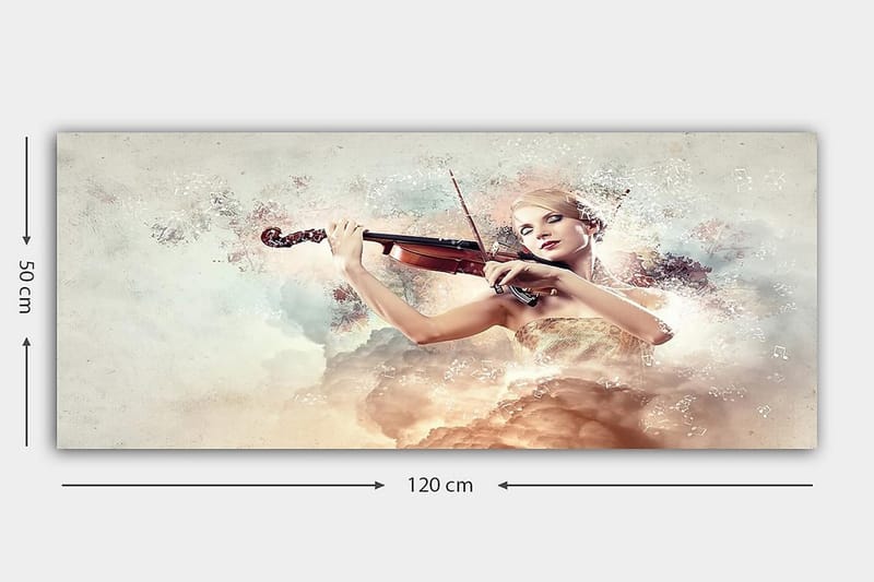 Canvastavla YTY Spiritual Flerfärgad - 120x50 cm - Inredning - Tavlor & posters - Canvastavla
