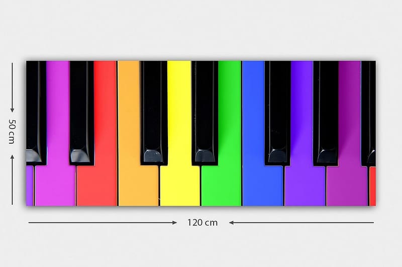Canvastavla YTY Spiritual Flerfärgad - 120x50 cm - Inredning - Tavlor & posters - Canvastavla