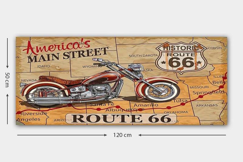 Canvastavla YTY Sports & Sports Teams Flerfärgad - 120x50 cm - Inredning - Tavlor & posters - Canvastavla