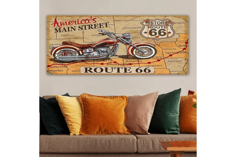 Canvastavla YTY Sports & Sports Teams Flerfärgad - 120x50 cm - Inredning - Tavlor & posters - Canvastavla