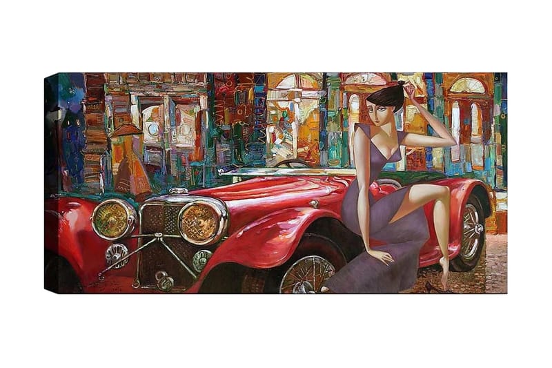 Canvastavla YTY Transportation Flerfärgad - 120x50 cm - Inredning - Tavlor & posters - Canvastavla