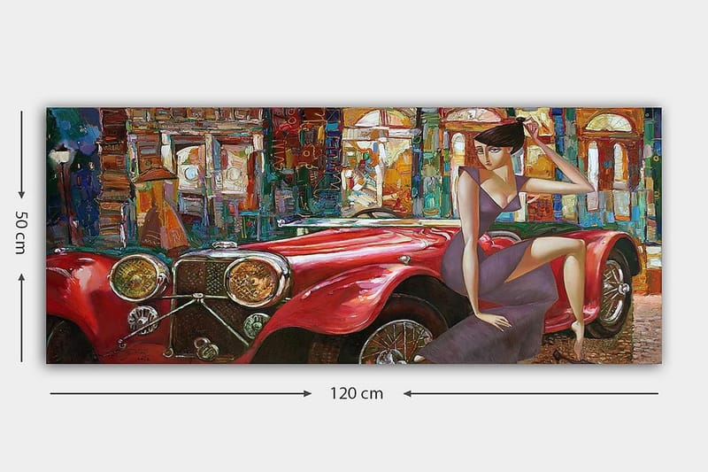 Canvastavla YTY Transportation Flerfärgad - 120x50 cm - Inredning - Tavlor & posters - Canvastavla