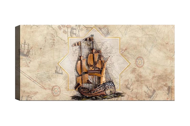 Canvastavla YTY Transportation Flerfärgad - 120x50 cm - Inredning - Tavlor & posters - Canvastavla