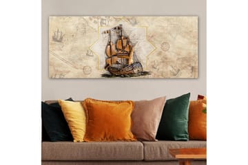 Canvastavla YTY Transportation Flerfärgad - 120x50 cm - Inredning - Tavlor & posters - Canvastavla
