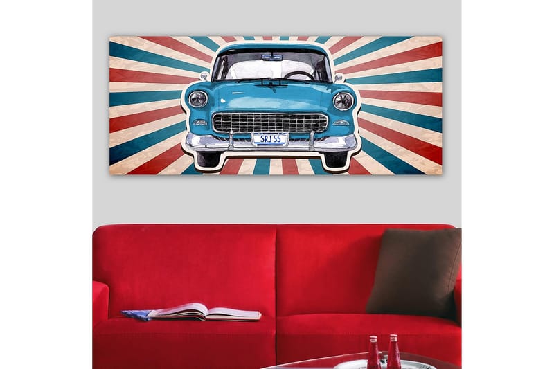 Canvastavla YTY Transportation Flerfärgad - 120x50 cm - Inredning - Tavlor & posters - Canvastavla