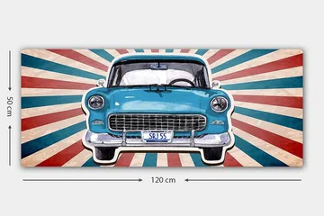 Canvastavla YTY Transportation Flerfärgad - 120x50 cm - Inredning - Tavlor & posters - Canvastavla