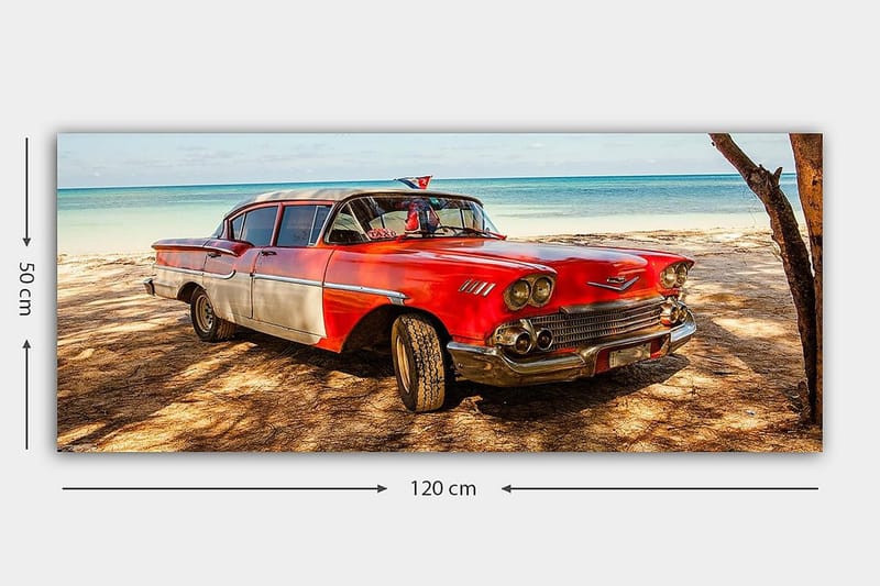 Canvastavla YTY Transportation Flerfärgad - 120x50 cm - Inredning - Tavlor & posters - Canvastavla