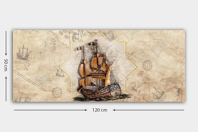 Canvastavla YTY Transportation Flerfärgad - 120x50 cm - Inredning - Tavlor & posters - Canvastavla